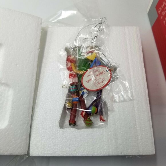 Couple Xmas Tree And Lights Christmas Ornament Collectible Design Design New - Picture 5 of 9